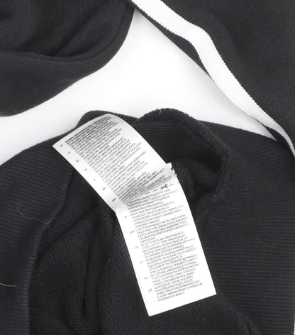 Adidas Womens Black Size 8 T-Shirt Dress Long Sleeve Casual