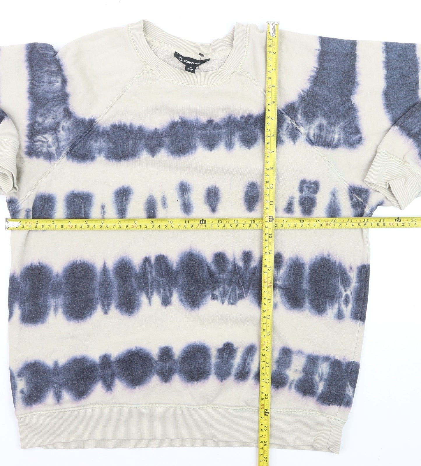Ease of Motion Men's Multicoloured Tie-Dye Pullover Sweatshirt Size M