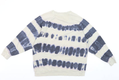 Ease of Motion Men's Multicoloured Tie-Dye Pullover Sweatshirt Size M