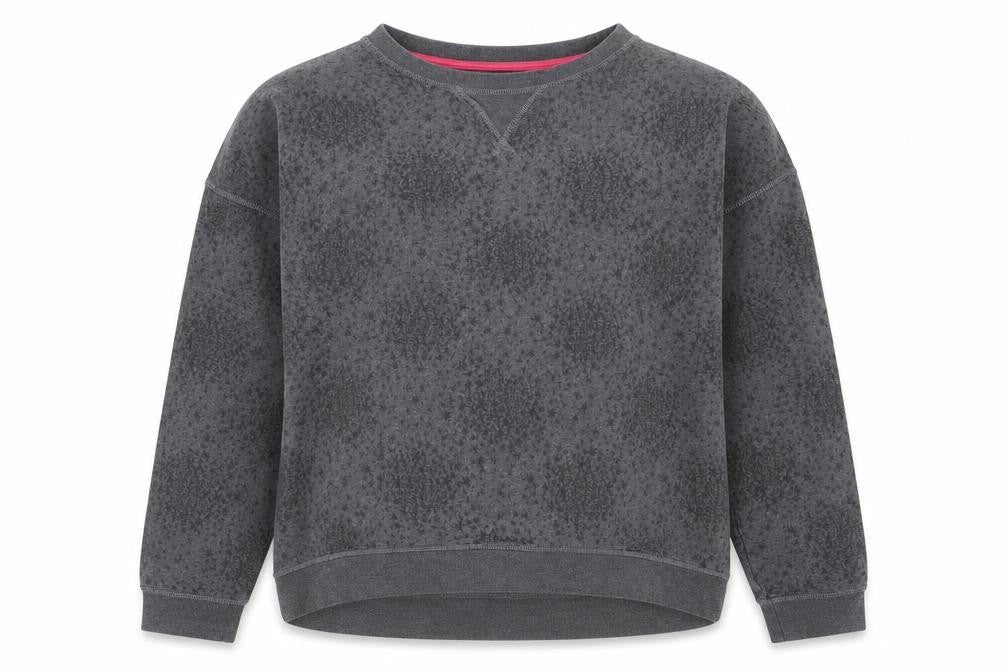 Boden Women Grey Pullover Sweatshirt L Soft Textured Casual Wear