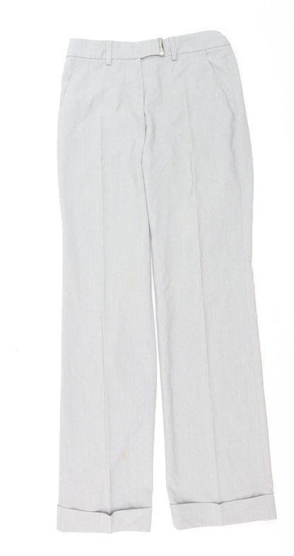 Versace Jeans Couture Women's Grey Slim Fit Trousers Size 12