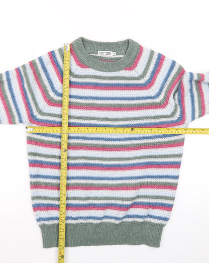 Cotton Traders Women’s Multicoloured Striped Knit Jumper XS