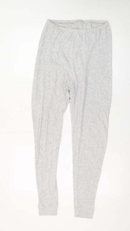 Marks and Spencer Womens Grey Knit Pyjama Pants Size 16