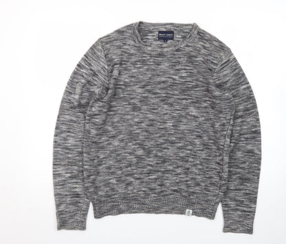 Shore Leave Men's Grey Knit Pullover Jumper Size S