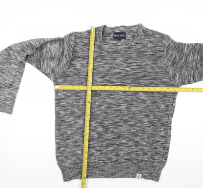 Shore Leave Men's Grey Knit Pullover Jumper Size S
