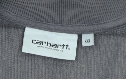 Carhartt Men’s Grey 2XL Crew Neck Pullover Sweatshirt