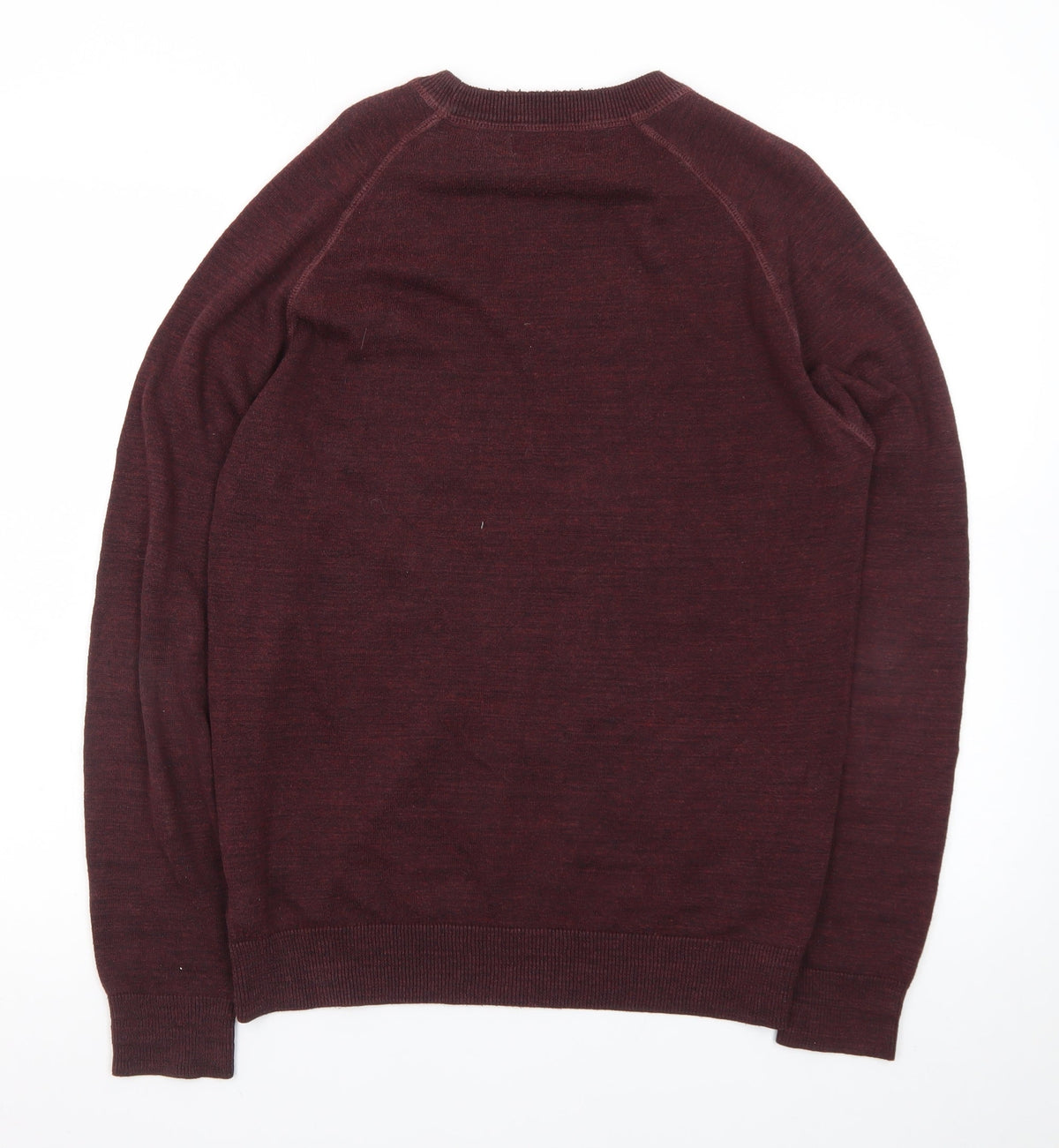 Next Men's Brown Crew Neck Wool Jumper Size M Regular Fit