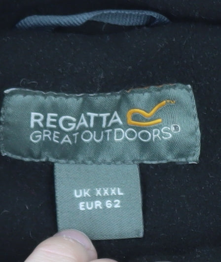 Regatta Men’s Black 3XL Fleece Full Zip Outdoor Jacket