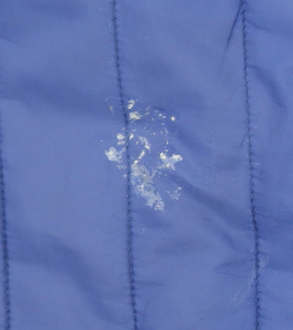 Snowdonia Women’s Blue Long Puffer Coat Size 24 Hooded Winter Jacket