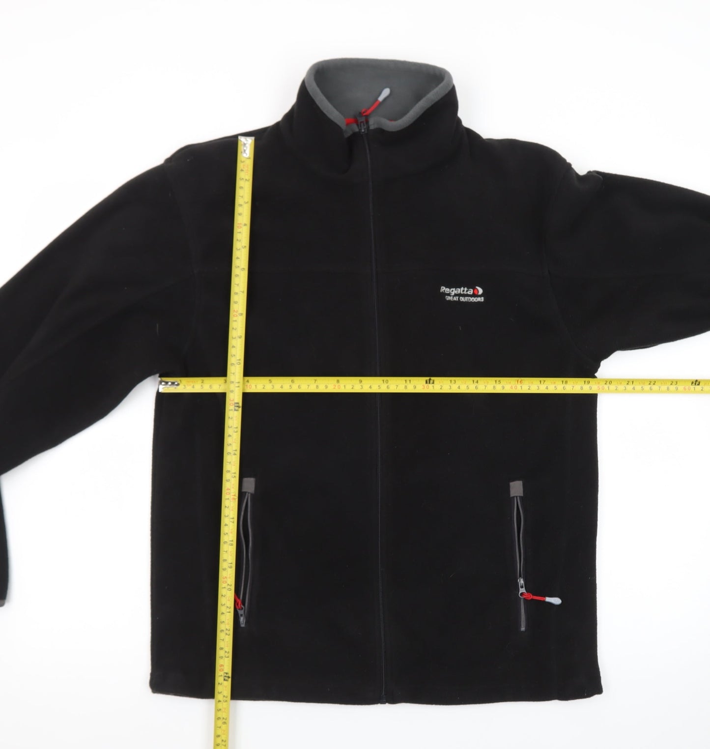 Regatta Men's Black Fleece Full Zip Outdoor Jacket Size S