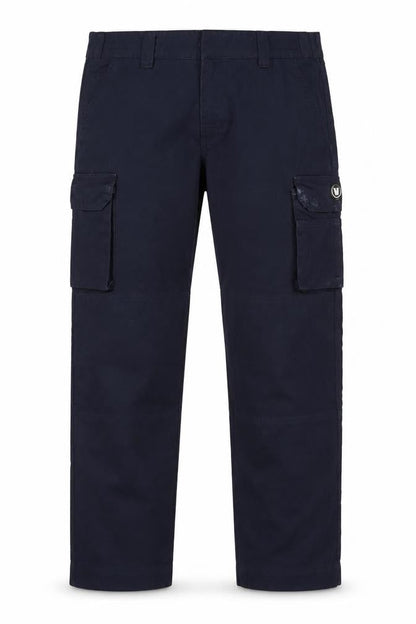 VELTUFF Men's Blue Cargo Work Trousers Size 42S Regular Fit