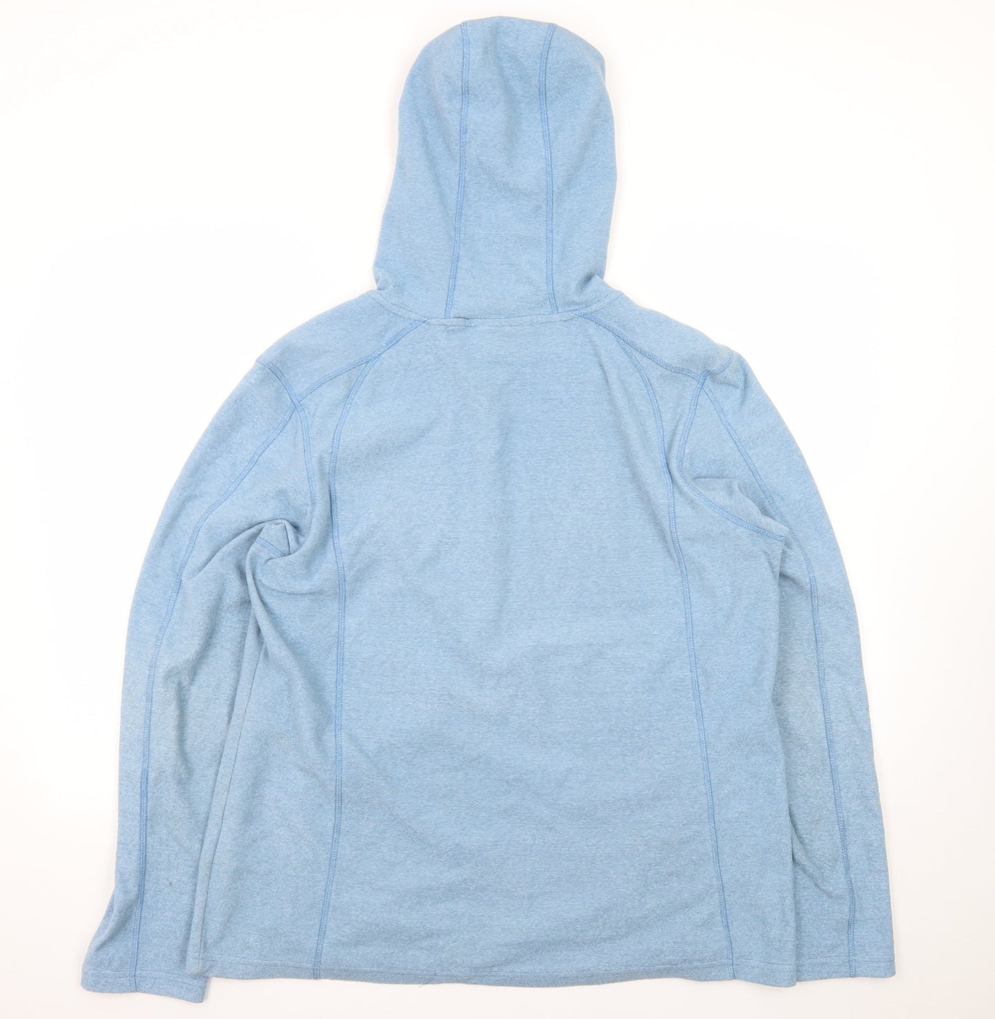 Mountain Warehouse Women Blue Full Zip Hoodie Size 18 Fleece