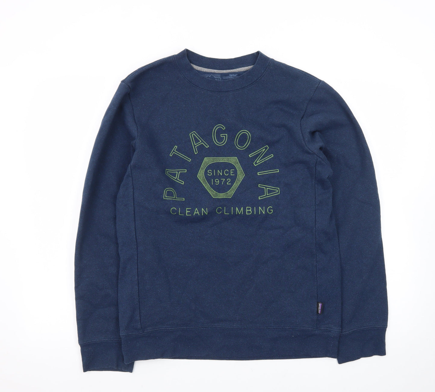 Patagonia Men's Blue XS Pullover Sweatshirt – Clean Climbing Graphic