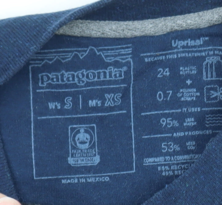 Patagonia Men's Blue XS Pullover Sweatshirt – Clean Climbing Graphic