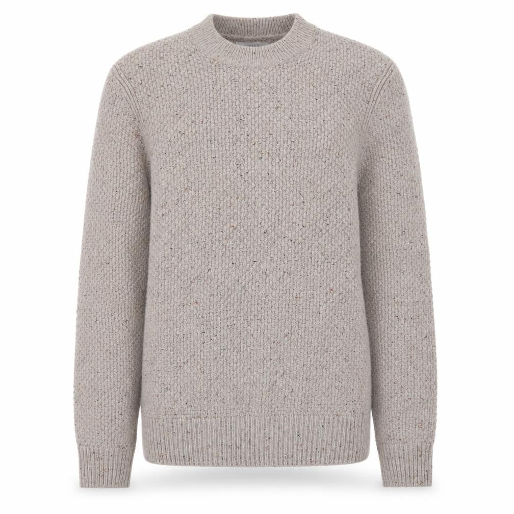 Marks and Spencer Men’s Beige Lambswool Blend Chunky Knit Jumper L