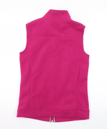 Maine New England Women's Pink Fleece Waistcoat Size 10
