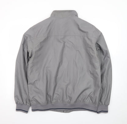 James Pringle Men's Grey Full Zip Basic Jacket Size M