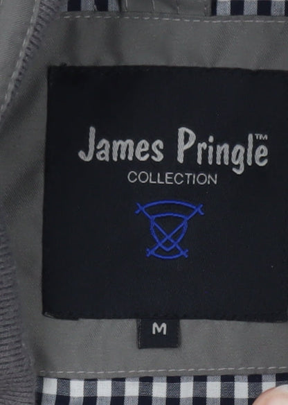 James Pringle Men's Grey Full Zip Basic Jacket Size M