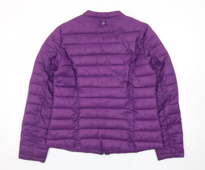 Pimkie Women's Purple Puffer Jacket Size L Quilted Casual Coat