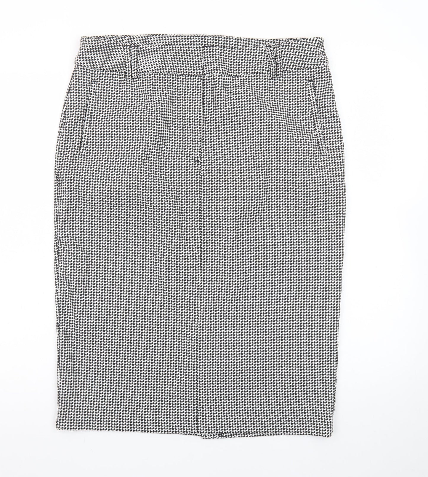 Marks and Spencer Women’s Black Check Pencil Skirt Size 16