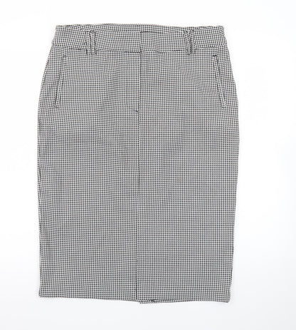 Marks and Spencer Women’s Black Check Pencil Skirt Size 16