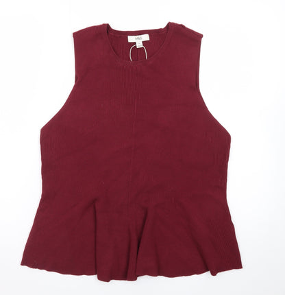 Marks and Spencer Womens Red Sleeveless Knit Tank Top XL