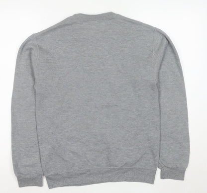 Fruit of the Loom Mens Grey Small Pullover Sweatshirt