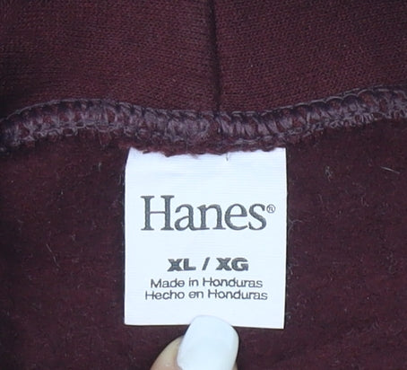 Hanes Men’s Red XL Pullover Hoodie Sun Devils Sports Fleece