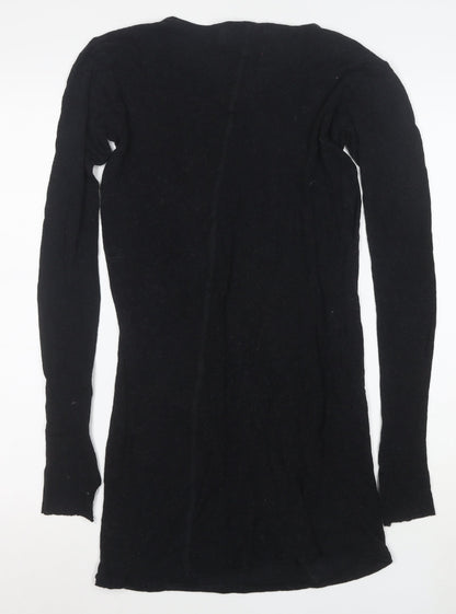 Window Dressing The Soul Women's Black S Bodycon Long Sleeve Dress