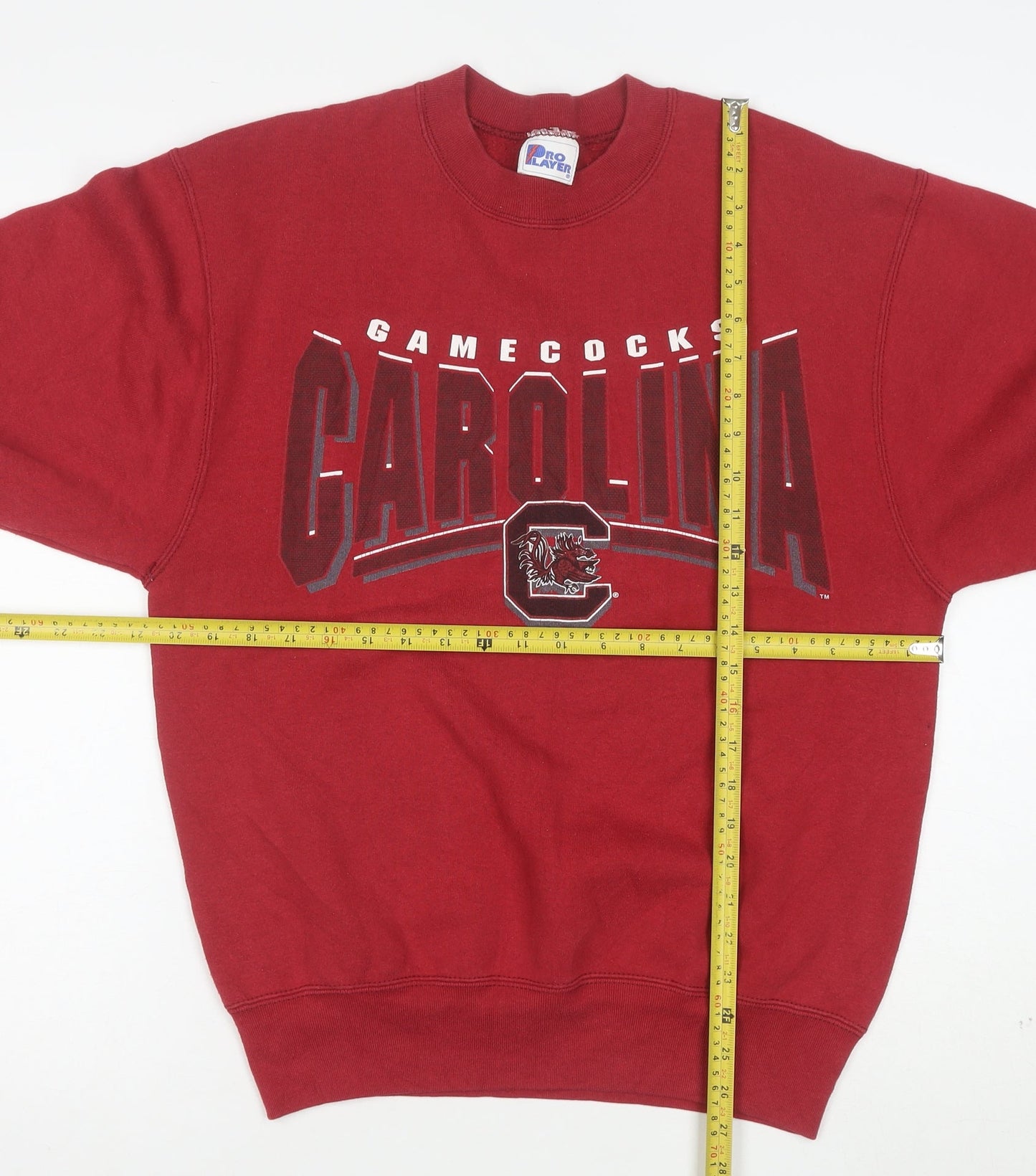 Pro Layer Men Red Carolina Gamecocks Graphic Sweatshirt M Regular Fit