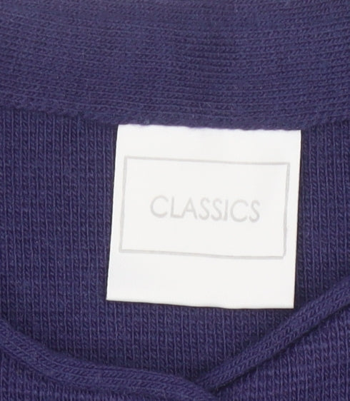 Classics Women's Blue Wool Blend Long Sleeve Cardigan Size 20