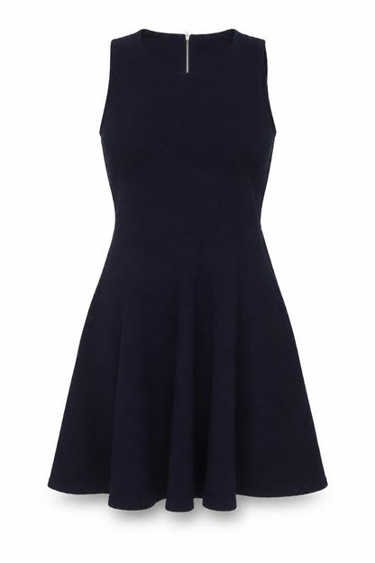 Apricot Women's Black Fit & Flare Sleeveless Knee Length Dress Size 12
