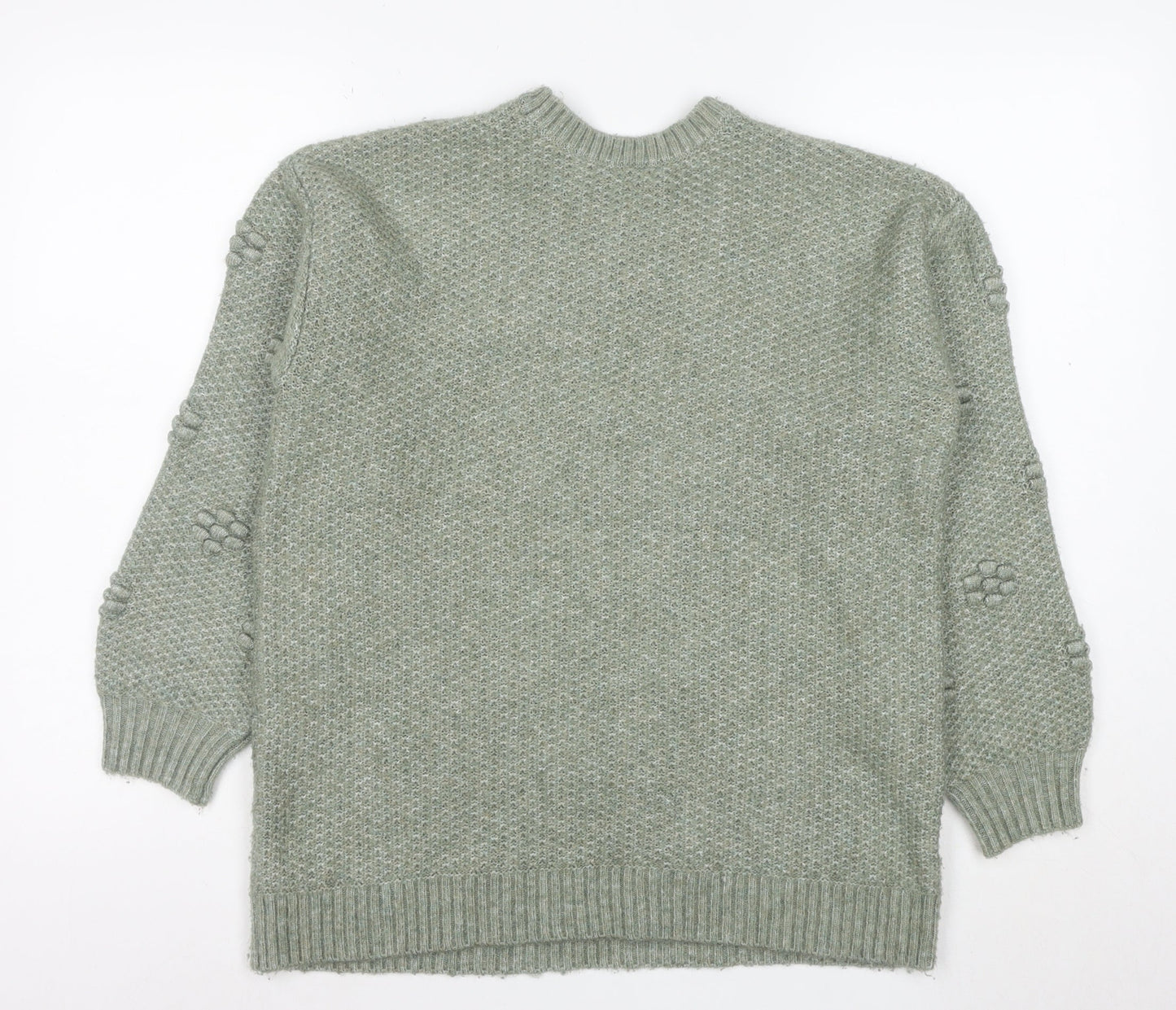 Marks and Spencer Women’s Green Wool Blend Knit Jumper Size S