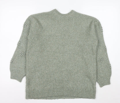 Marks and Spencer Women’s Green Wool Blend Knit Jumper Size S