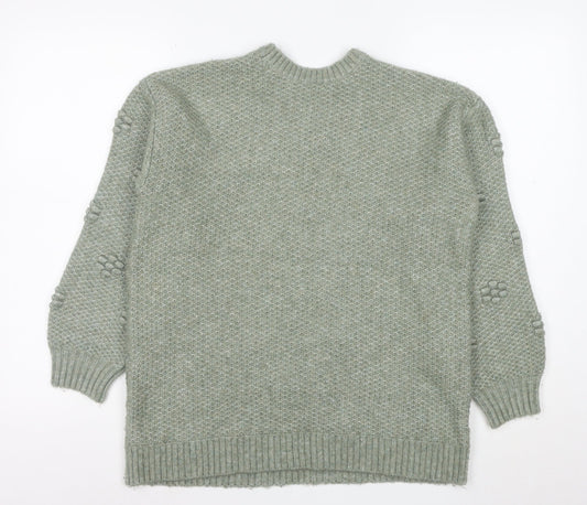 Marks and Spencer Women’s Green Wool Blend Knit Jumper Size S