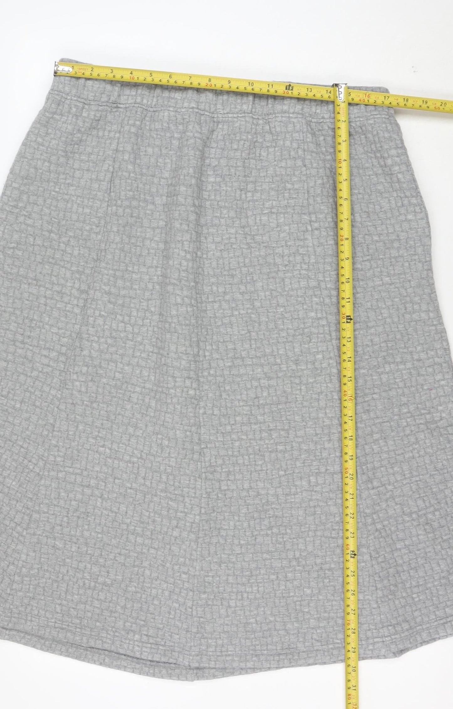 Cotswold Collections Womens Grey A-Line Jersey Skirt 3XL