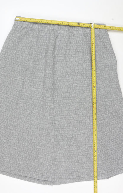 Cotswold Collections Womens Grey A-Line Jersey Skirt 3XL