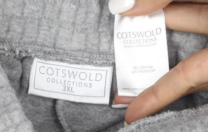 Cotswold Collections Womens Grey A-Line Jersey Skirt 3XL