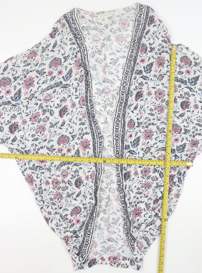 Monsoon Women’s Multicoloured Floral Kimono Blouse M