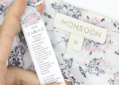 Monsoon Women’s Multicoloured Floral Kimono Blouse M