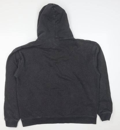 Zayan Mens Grey XL Pullover Hoodie Brooklyn Graphic Fleece