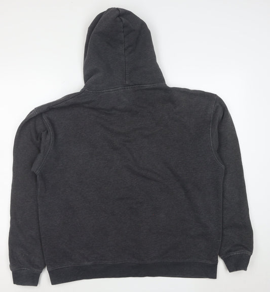 Zayan Mens Grey XL Pullover Hoodie Brooklyn Graphic Fleece