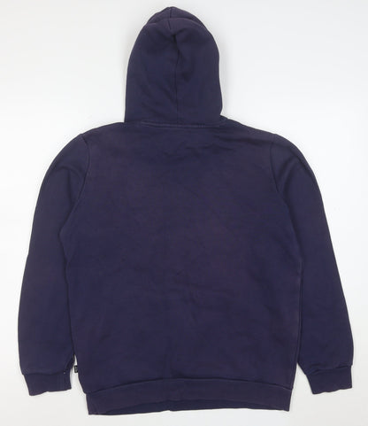 Puma Men's Blue Pullover Hoodie Size S Fleece Sportswear
