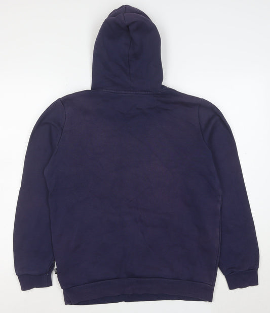 Puma Men's Blue Pullover Hoodie Size S Fleece Sportswear