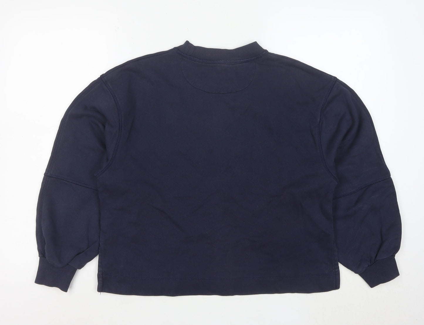 GANT Womens Navy Blue Cotton Crew Neck Pullover Sweatshirt Size M