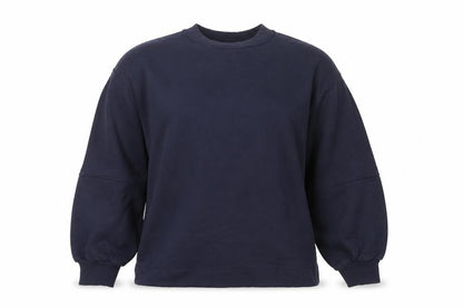 GANT Womens Navy Blue Cotton Crew Neck Pullover Sweatshirt Size M