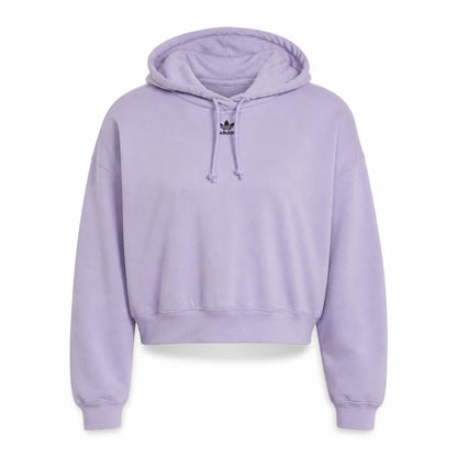 Adidas Womens Lilac Hoodie Size 10 Pullover Cotton Blend Casual