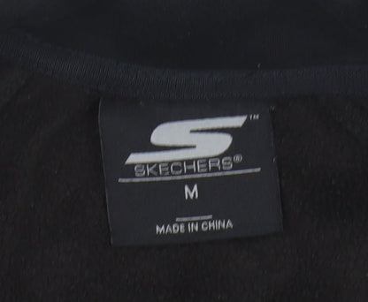 Skechers Women's Black Full Zip Fleece Sweatshirt Size M