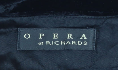 Opera at Richards Women's Black Velvet Pencil Skirt Size 16