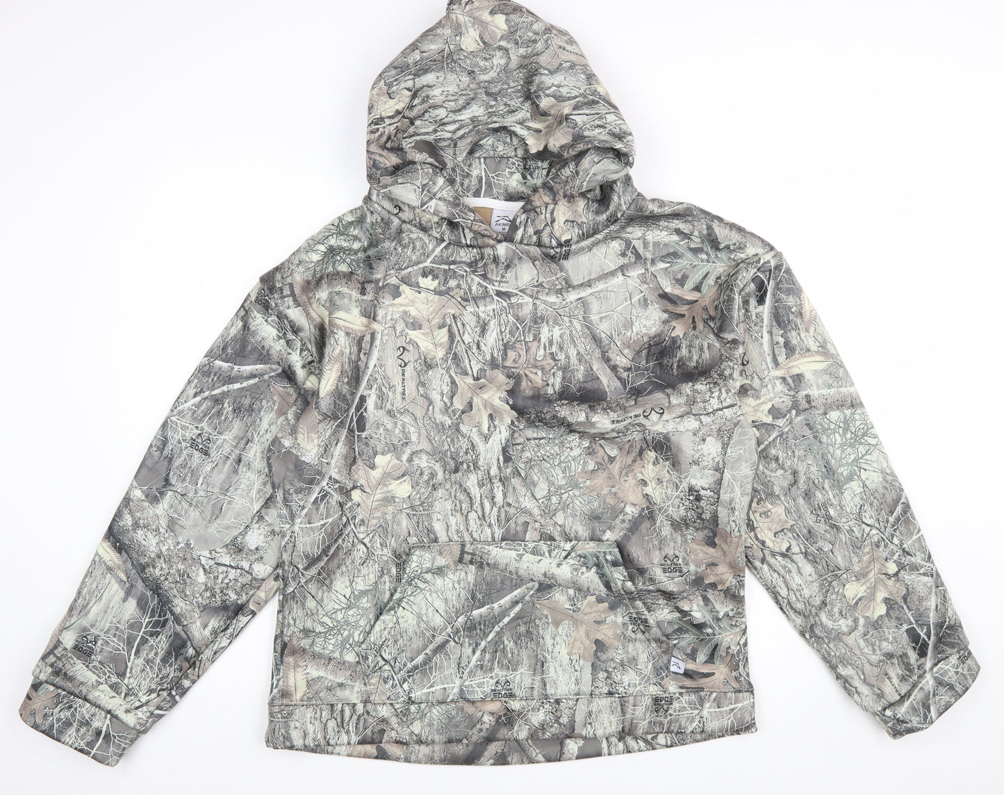 Akimbo Men's Camouflage Fleece Pullover Hoodie Size M